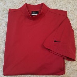 Nike Mock Golf Shirt Med